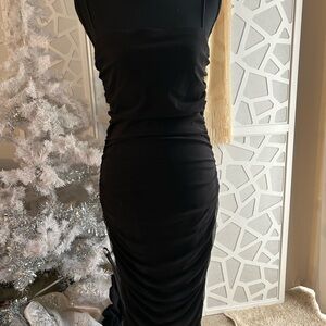 Elegant Black Sleeveless Dress